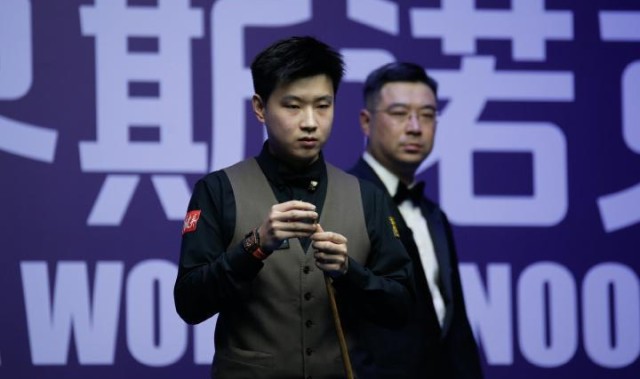 开云体育下载-痛失好局！斯诺克武汉公开赛：赵心童4-5遭马奎尔逆转 止步32强